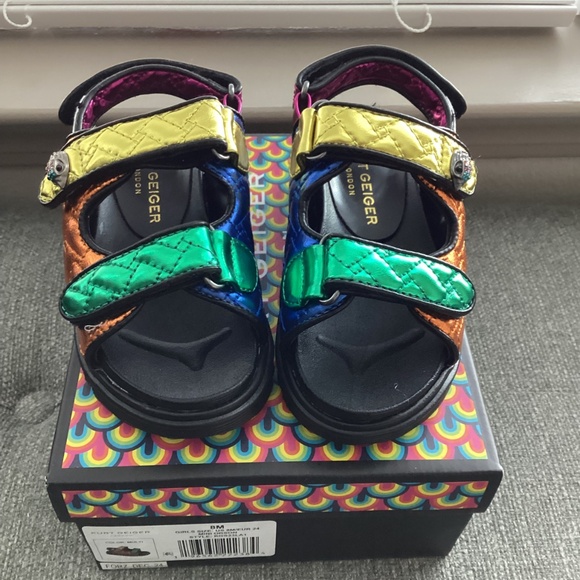 Kurt Geiger London Kids' Mini Orson Sandal (Toddler), size 9M - Picture 10 of 11